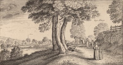 Albury, 1645. by Wenceslaus Hollar