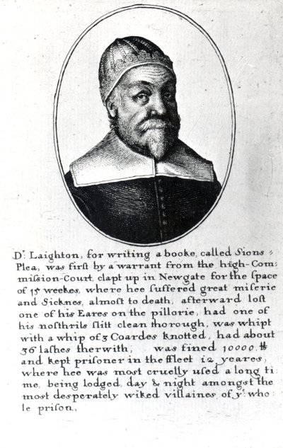 Alexander Leighton, c.1641 by Wenceslaus Hollar