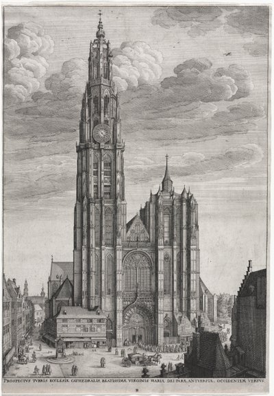 Anvers Katedrali by Wenceslaus Hollar