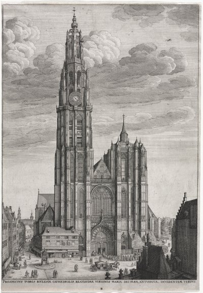 Anvers Katedrali, 1649. by Wenceslaus Hollar