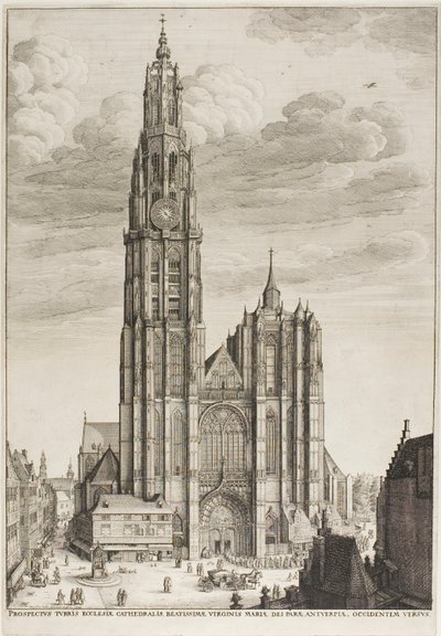 Anvers Katedrali by Wenceslaus Hollar