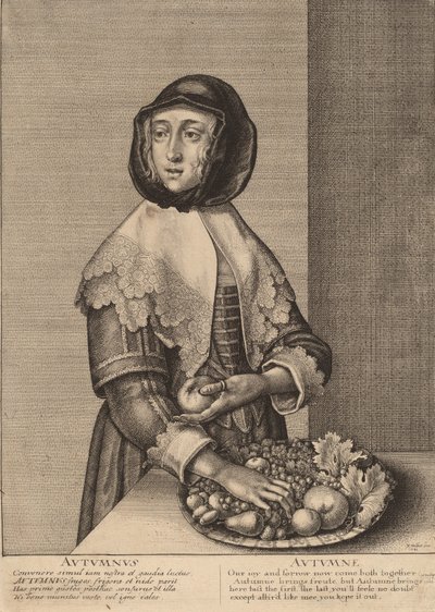 Sonbahar, 1641. by Wenceslaus Hollar