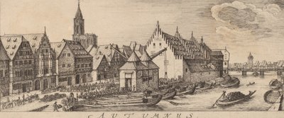 Sonbahar: Şarap Pazarı, c. 16281629. by Wenceslaus Hollar