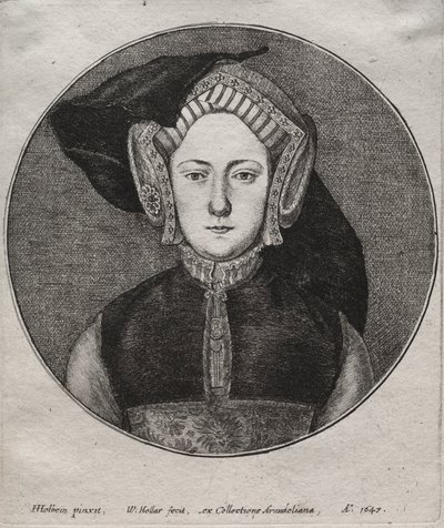 Aragonlu Catherine, 1647. by Wenceslaus Hollar
