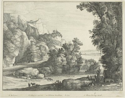 Sığır İçme by Wenceslaus Hollar