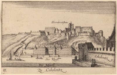 Koblentz by Wenceslaus Hollar