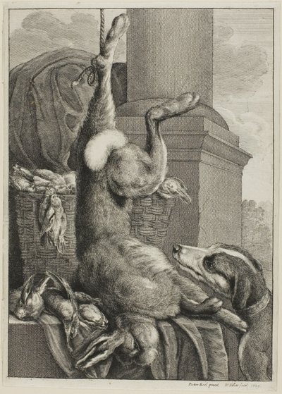 ölü tavşan by Wenceslaus Hollar