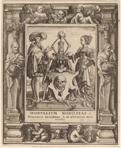 Ölümün Arması, 1651. by Wenceslaus Hollar