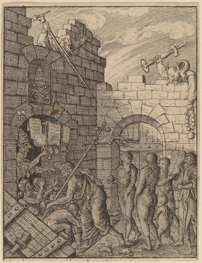 cehenneme iniş by Wenceslaus Hollar