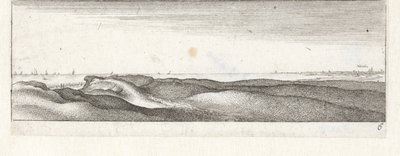 Naarden yakınlarındaki kum tepeleri Küçük Deniz Manzaraları (dizi başlığı) by Wenceslaus Hollar