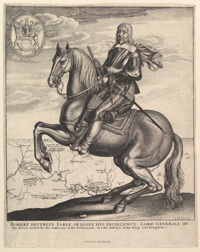 Atlı Essex Kontu, 1643. by Wenceslaus Hollar