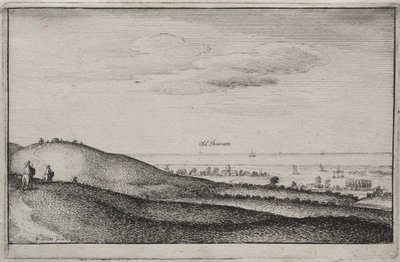 İngilizce Görünümler: Eski Shoreham by Wenceslaus Hollar