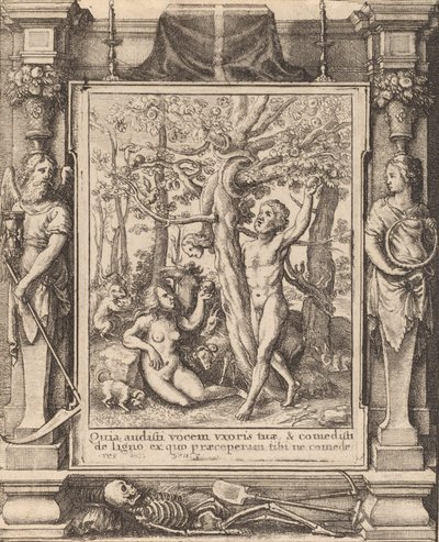 Cennet Bahçesi, 1651. by Wenceslaus Hollar
