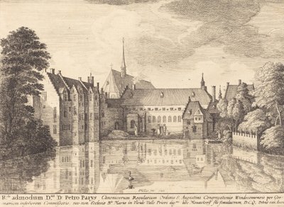 Groenendael Manastırı, 1647. by Wenceslaus Hollar