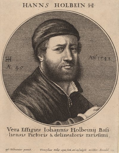 Hans Holbein Genç, 1647. by Wenceslaus Hollar