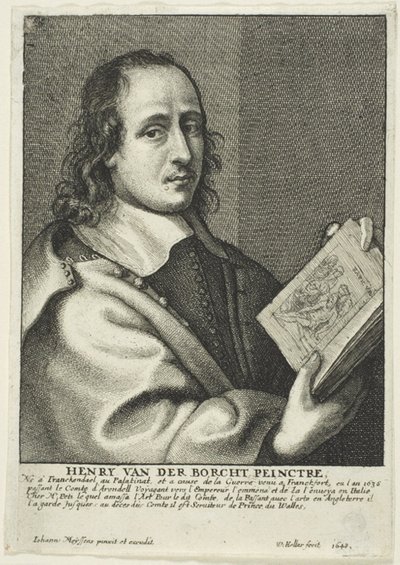 Hendrik van der Borcht Genç by Wenceslaus Hollar