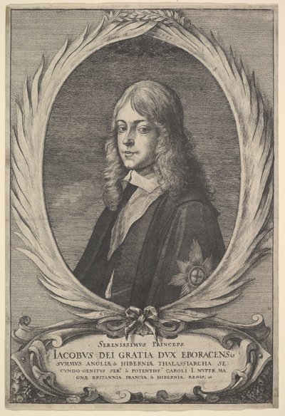 James, York Dükü, 1651. by Wenceslaus Hollar