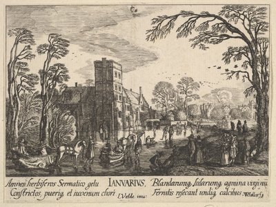Ocak, 1628-29. by Wenceslaus Hollar