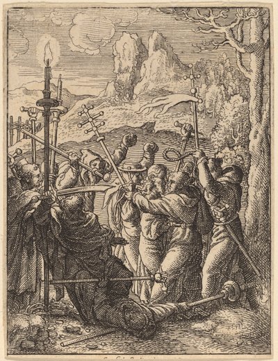 İsa Alındı by Wenceslaus Hollar