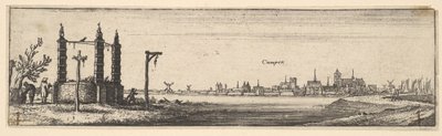 Kampen, 1642-44. by Wenceslaus Hollar