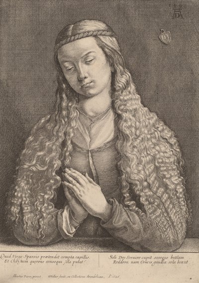 Katharine Furlegerin, 1646. by Wenceslaus Hollar