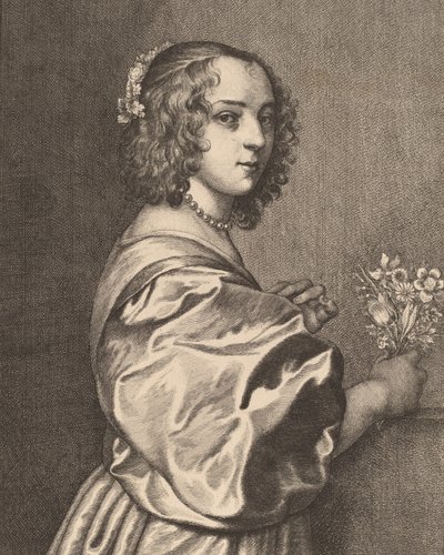 Margaret Limon, 1646. by Wenceslaus Hollar