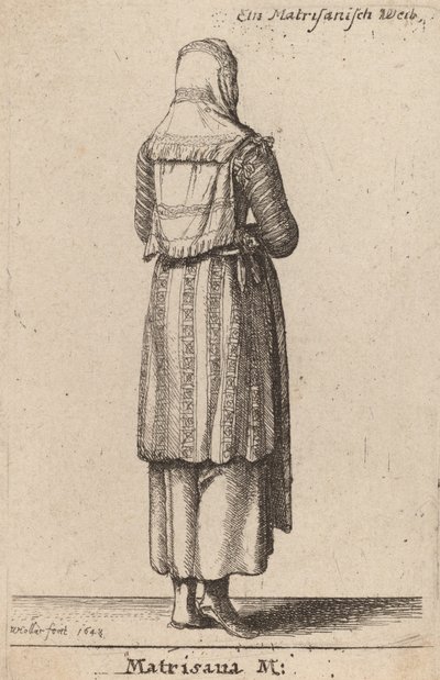Matrisana m., ೧೬೪೮. by Wenceslaus Hollar