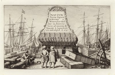 Farklı şekil ve şekillerde gemiler by Wenceslaus Hollar