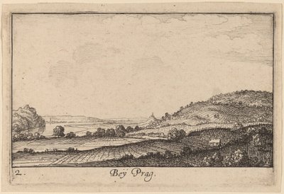 Prag yakınlarında by Wenceslaus Hollar