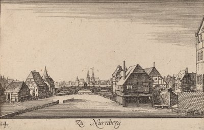 Nürnberg, 1635. by Wenceslaus Hollar