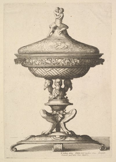 Süslü kadeh, 1642. by Wenceslaus Hollar