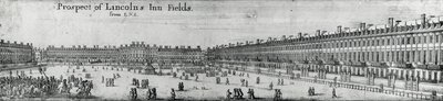 Lincolns Inn Fields Prospect, c.1650 by Wenceslaus Hollar
