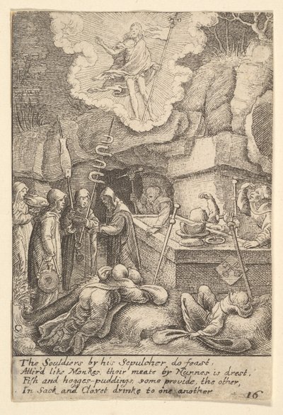 Diriliş, 1625-77. by Wenceslaus Hollar