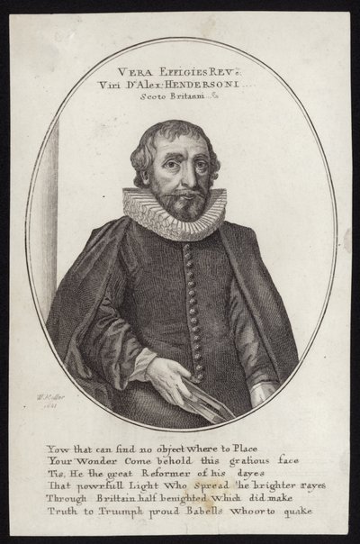 Muhterem Alexander Henderson by Wenceslaus Hollar