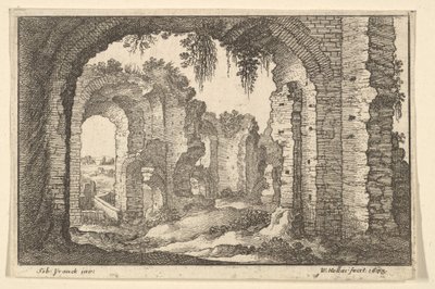 Roma Harabeleri, 1673. by Wenceslaus Hollar