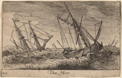 deniz sahnesi by Wenceslaus Hollar