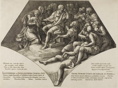 Selevkos ve Oğlu by Wenceslaus Hollar