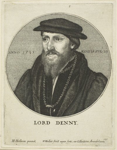 Sör Anthony Denny by Wenceslaus Hollar