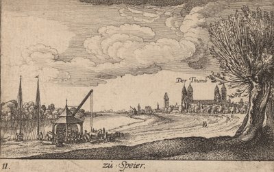 Speyer, 1635. by Wenceslaus Hollar