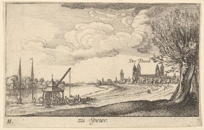 Speyer, 1635. by Wenceslaus Hollar
