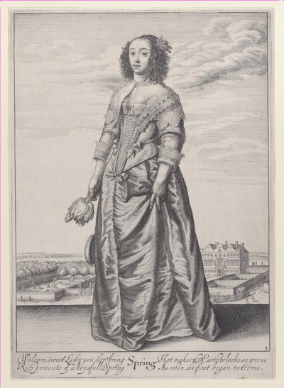 Bahar, Mevsimlerden, 1643-44., 1643-44. by Wenceslaus Hollar