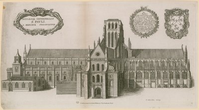 St Paul Katedrali, Londra by Wenceslaus Hollar