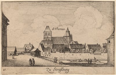 Strazburg by Wenceslaus Hollar