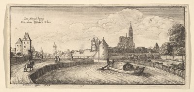Strazburg, 1663-65. by Wenceslaus Hollar