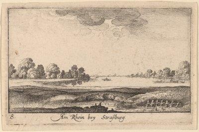 Strazburg: Toll House by Wenceslaus Hollar