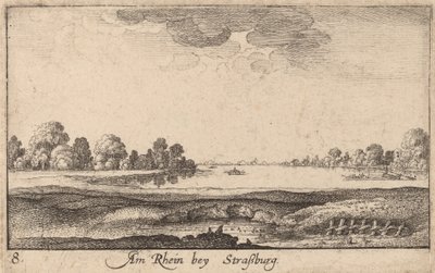 Strazburg: Toll House, 1635. by Wenceslaus Hollar