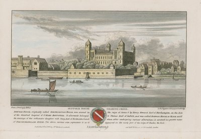 Suffolk Evi, Charing Cross, Londra by Wenceslaus Hollar
