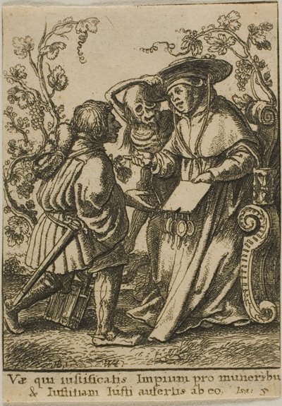 Kardinal ve Ölüm by Wenceslaus Hollar
