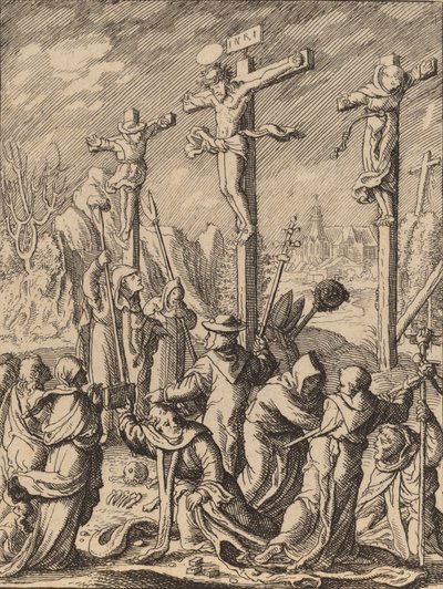 Çarmıha Gerilme. by Wenceslaus Hollar