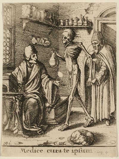 Doktor ve Ölüm by Wenceslaus Hollar